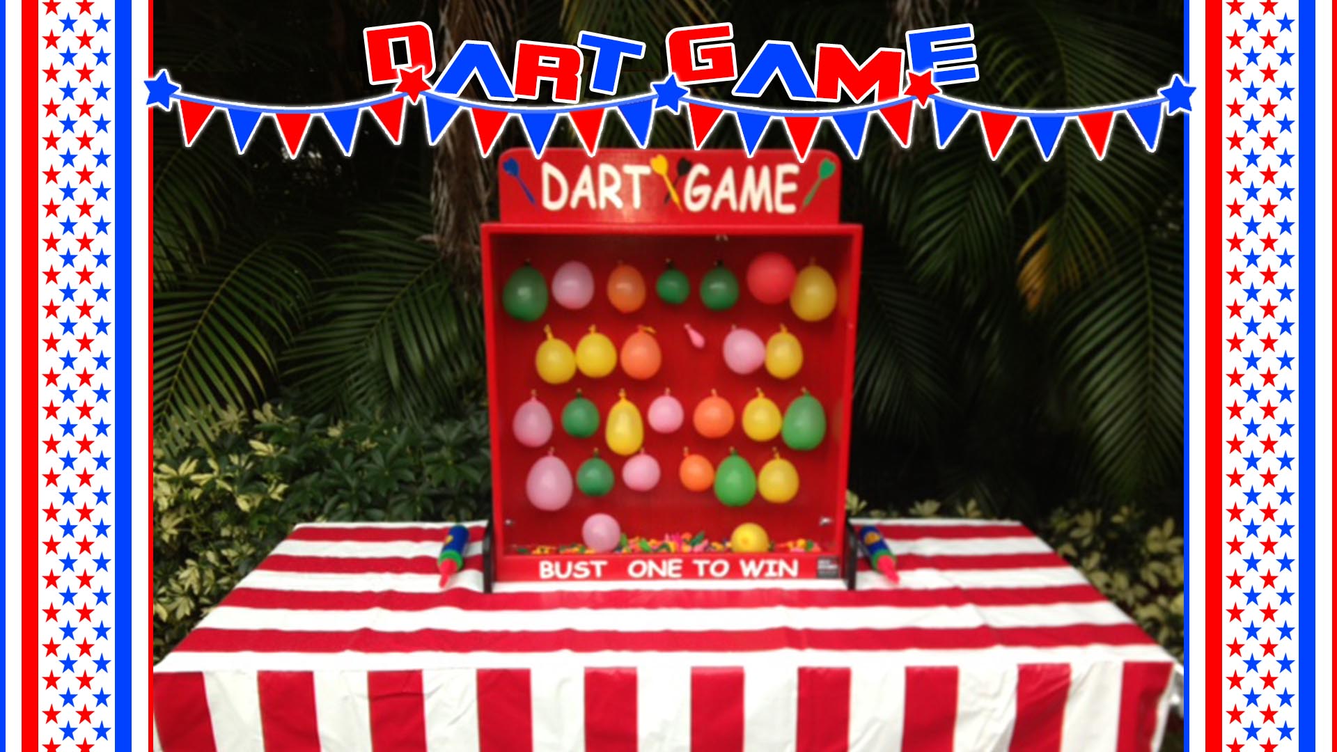 dart balloon pop carnival game dart balloon pop carnival game